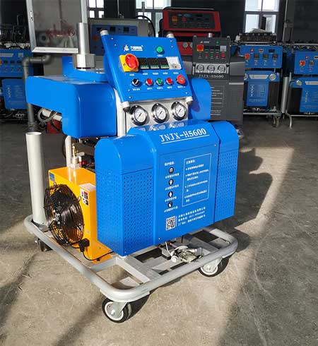 h5600噴涂(圖2) 藍(lán)色H5600噴涂聚脲機(jī)器