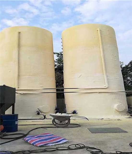 糧倉(cāng)保溫硬泡聚氨酯(圖2) 糧倉(cāng)保溫硬泡聚氨酯噴涂案例