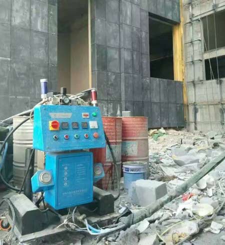 外墻保溫噴涂機(jī)價格施工步驟(圖1) 外墻保溫噴涂機(jī)價格施工步驟