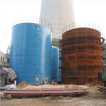 防腐涂料噴涂機(jī)器(圖7) 防腐涂料噴涂機(jī)器罐體施工案例