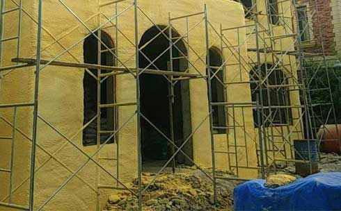 建筑外墻保溫系統(tǒng)中內(nèi)和外保溫效果差別有多大(圖2) 建筑外墻保溫聚氨酯噴涂